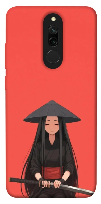 Чехол на Xiaomi Redmi 8 Red samurai фото 1 из 1