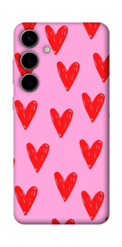 Чохол на Samsung Galaxy S25 FE Red hearts 2 фото 1 з 1
