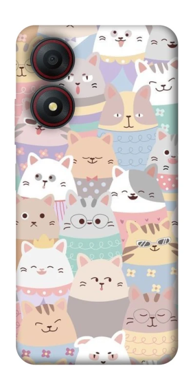 Чехол на ZTE Blade A34 4G Funny Kittens ver.2 фото 1 из 1