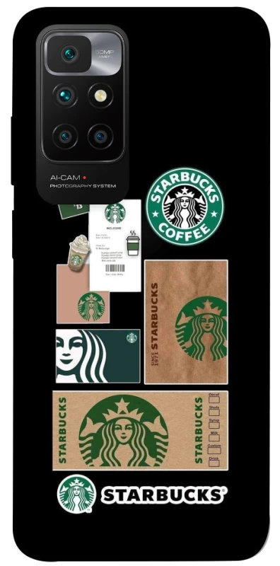 Чохол на Xiaomi Redmi 10 Starbucks coffee фото 1 з 1