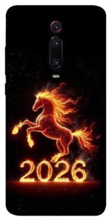 Чехол на Xiaomi Redmi K20 / K20 Pro / Mi9T / Mi9T Pro Red Fire Horse ver.1 фото 1 из 1