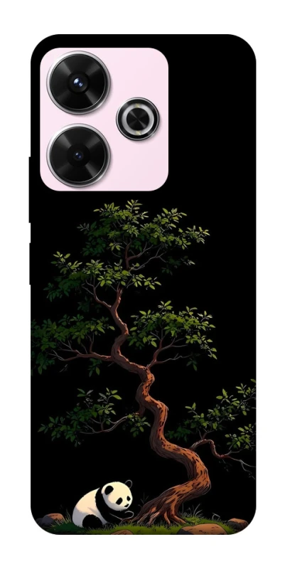 Чохол на Xiaomi Redmi 13 4G Panda and tree фото 1 з 1