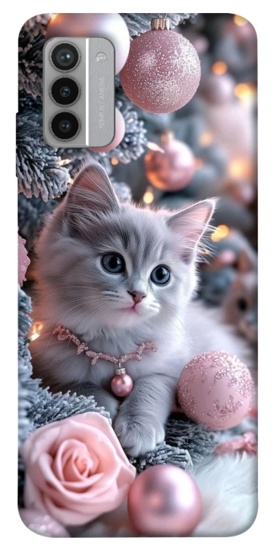Чохол на Nokia G42 Christmas Kitty фото 1 з 1