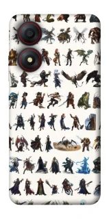 Чохол на ZTE Blade A34 4G Character Selection фото 1 з 1