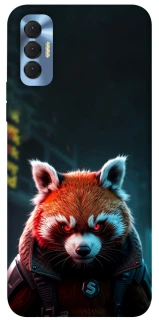 Чехол на TECNO Spark 8P Cyber Red Panda фото 1 из 1