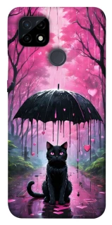 Чохол на Realme C21 Black cat фото 1 з 1
