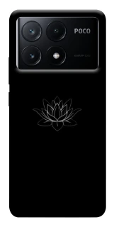 Чохол на Xiaomi Poco X6 Black Lotus фото 1 з 1