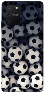 Чехол на Samsung Galaxy S10 Lite Футбольные мячи фото 1 из 1