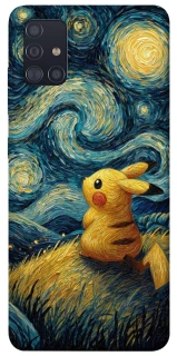 Чехол на Samsung Galaxy A51 Pikachu and Van Gogh фото 1 из 1