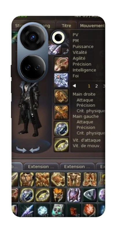 Чохол на TECNO Camon 20 Pro (CK7n) Character Menu ver.1 фото 1 з 1