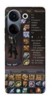 Чехол на TECNO Camon 20 Pro (CK7n) Character Menu ver.1 фото 1 из 1