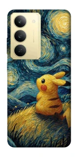 Чохол на Realme 14x Pikachu and Van Gogh фото 1 з 1
