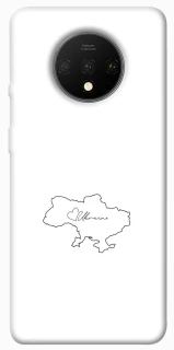 Чохол на OnePlus 7T Ukraine map фото 1 з 1