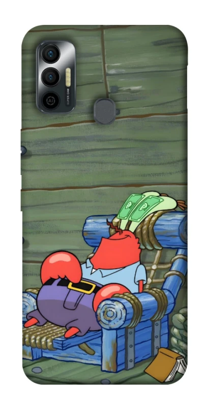 Чехол на TECNO Spark 7 Mr.Krabs фото 1 из 1