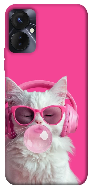 Чехол на TECNO Spark 9 Pro Pink kitty фото 1 из 1