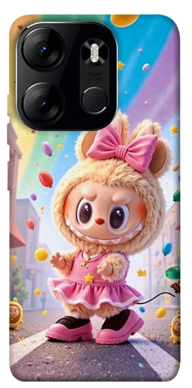Чохол на Tecno Spark Go 2023 Labubu rainbow фото 1 з 1
