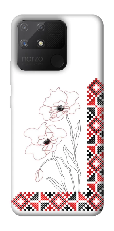 Чохол на Realme Narzo 50A Вишиванка на смартфон фото 1 з 1