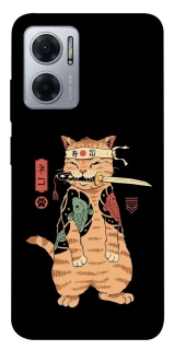 Чохол на Xiaomi Redmi Note 11E Кіт-самурай фото 1 з 1