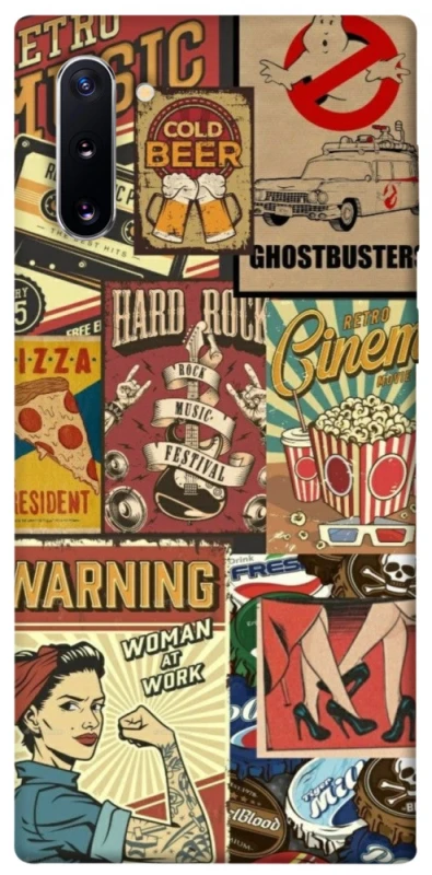 Чохол на Samsung Galaxy Note 10 Retro collage ver.2 фото 1 з 1