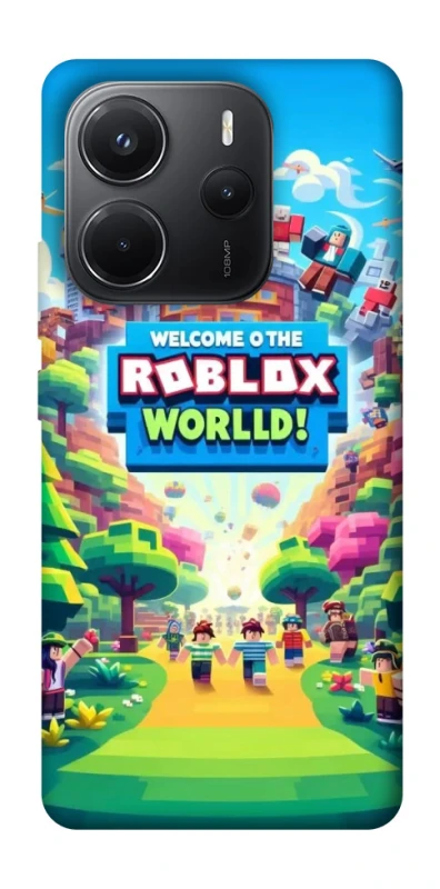 Чехол на Xiaomi Redmi Note 14 4G (Int. version) Roblox World фото 1 из 1