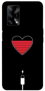 Чехол на Oppo A74 4G Charge your heart фото 1 из 1