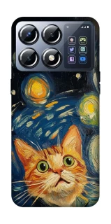 Чехол на Xiaomi POCO X8 Pro paint cat фото 1 из 1