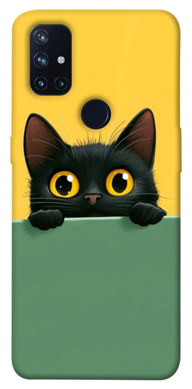Чохол на OnePlus Nord N10 5G Black cat v2 фото 1 з 1
