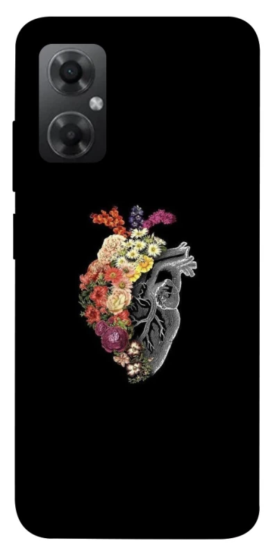 Чехол на Xiaomi Redmi Note 11R Heart with flowers фото 1 из 1