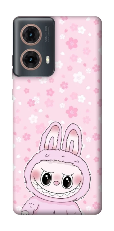 Чохол на Motorola Moto G85 Pink Labubu фото 1 з 1