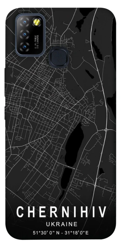 Чохол на Infinix Hot 10 Lite Chernihiv map фото 1 з 1