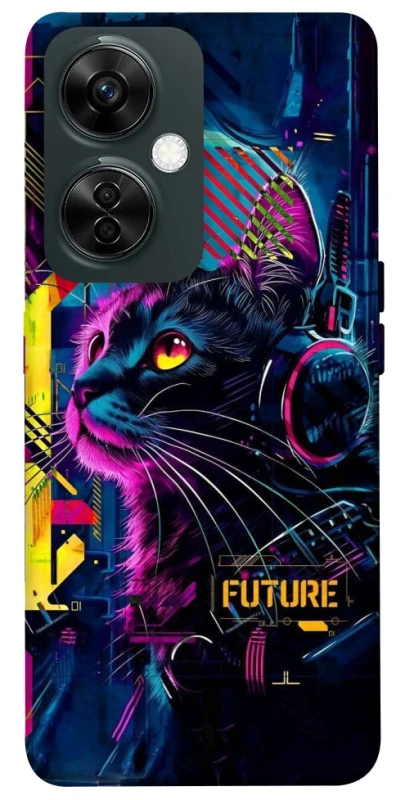 Чехол на OnePlus Nord CE 3 Lite Cyber Cat v2 фото 1 из 1