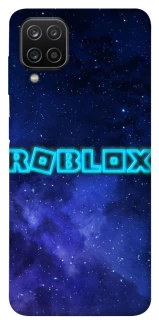 Чохол на Samsung Galaxy A12 Roblox Space Logo Blue фото 1 з 1