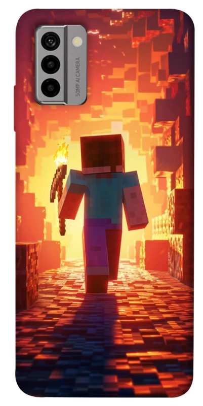 Чохол на Nokia G22 Minecraft adventure фото 1 з 1