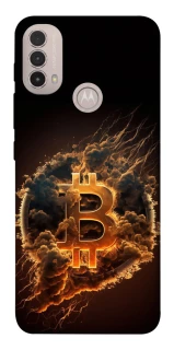 Чохол на Motorola Moto E40 Smoky Bitcoin фото 1 з 1
