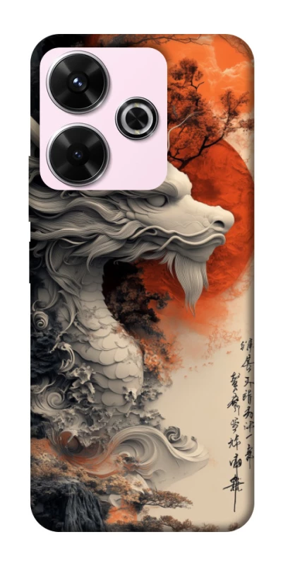 Чохол на Xiaomi Redmi 13 4G white dragon фото 1 з 1