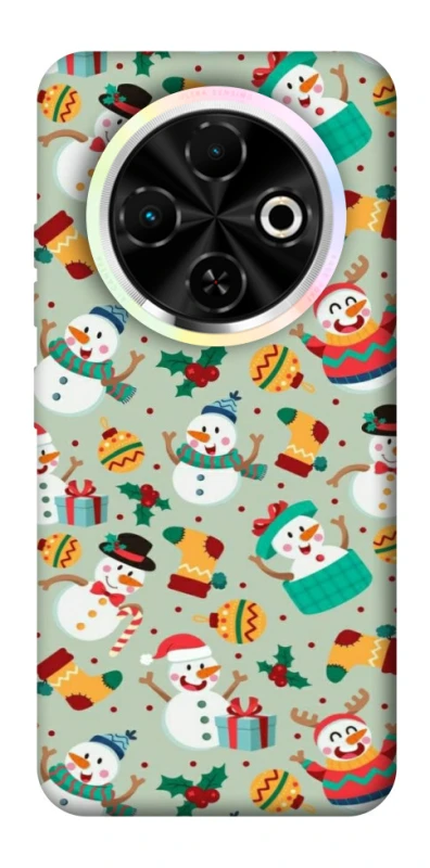 Чехол на TECNO Spark 30C Новогодний v2 фото 1 из 1