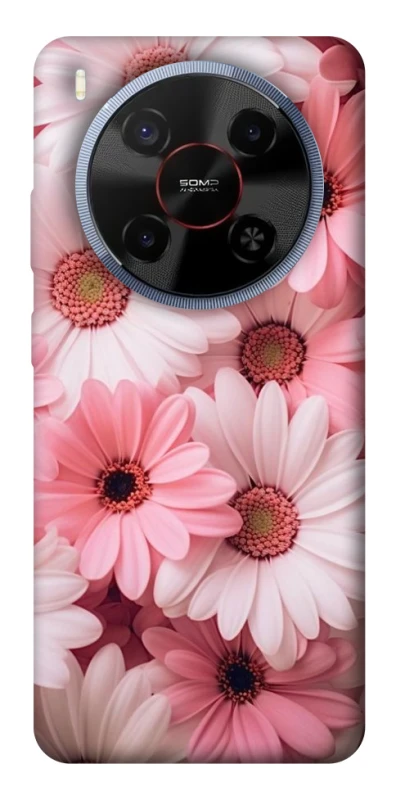 Чехол на ZTE Blade V70 Max Розовые цветы v2 фото 1 из 1