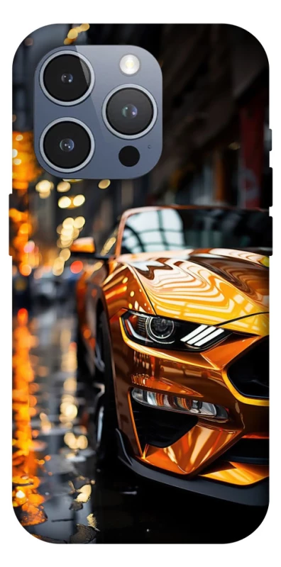 Чохол на Apple iPhone 16 Pro Max Golden sports car фото 1 з 1