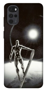 Чохол на Motorola Moto G22 Срібний серфер фото 1 з 1