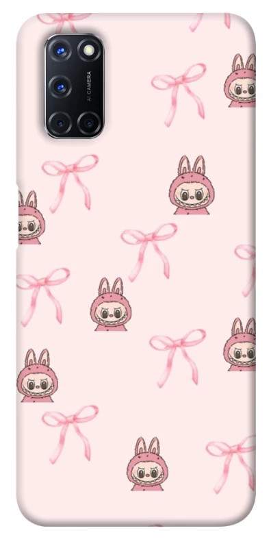 Чохол на Oppo A52 / A72 / A92 Pink bows and Labubus фото 1 з 1