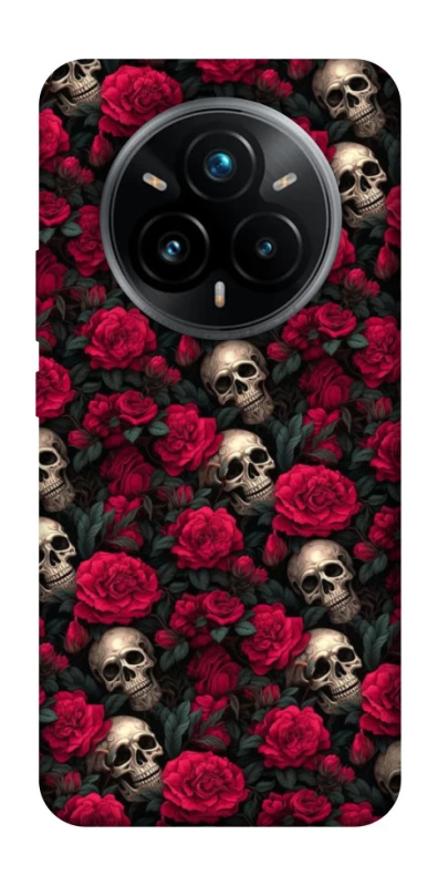 Чехол на Realme 14 Pro+ Черепа и розы фото 1 из 1