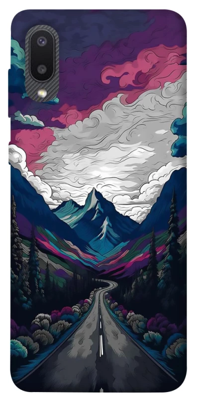 Чехол на Samsung Galaxy A02 Нарисованные горы фото 1 из 1