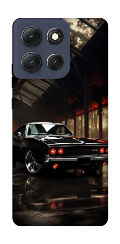 Чехол на Motorola Moto G86 Black classic car фото 1 из 1