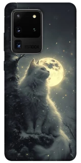 Чохол на Samsung Galaxy S20 Ultra Кіт під місяцем фото 1 з 1