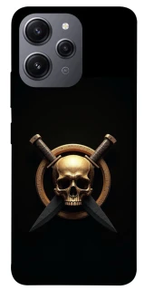 Чехол на Xiaomi Redmi 12 Golden Skull фото 1 из 1