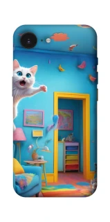 Чохол на Apple iPhone 17e (6.1") crazy cat фото 1 з 1