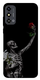 Чохол на ZTE Blade A53 Skeleton vs Rose фото 1 з 1
