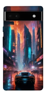 Чехол на Google Pixel 6a Cyber city фото 1 из 1