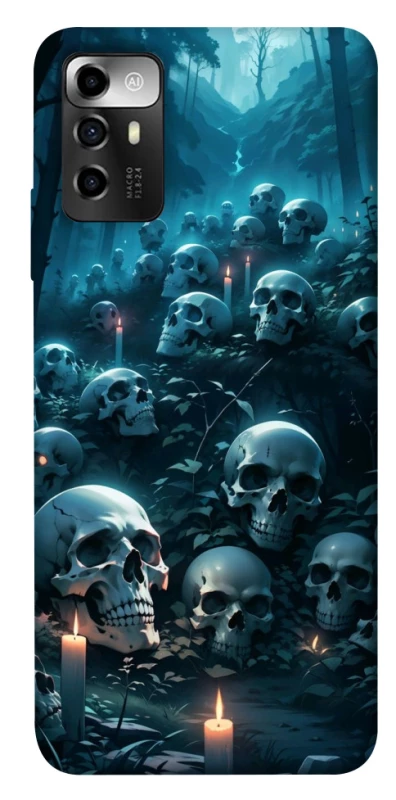 Чохол на ZTE Blade V40 Vita Skulls v3 фото 1 з 1