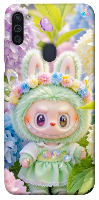 Чохол на Samsung Galaxy M11 Labubu & Flowers ver.2 фото 1 з 1